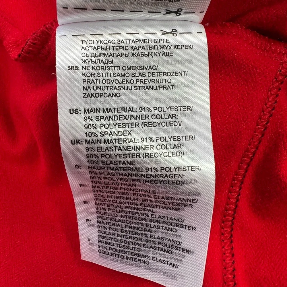 Adidas Women's Climaheat Winter Triathlon Cycling Jersey, Scarlet Red/Black, L - Picture 10 of 11